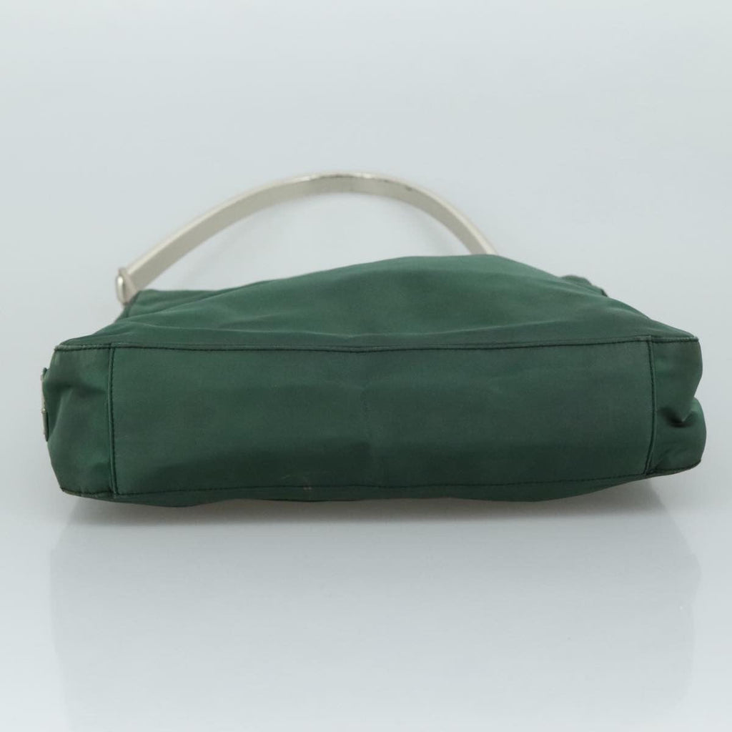 Prada Vintage Shoulder Bag Tessuto Green Nylon Shoulder Bag Bag (Pre-Owned)