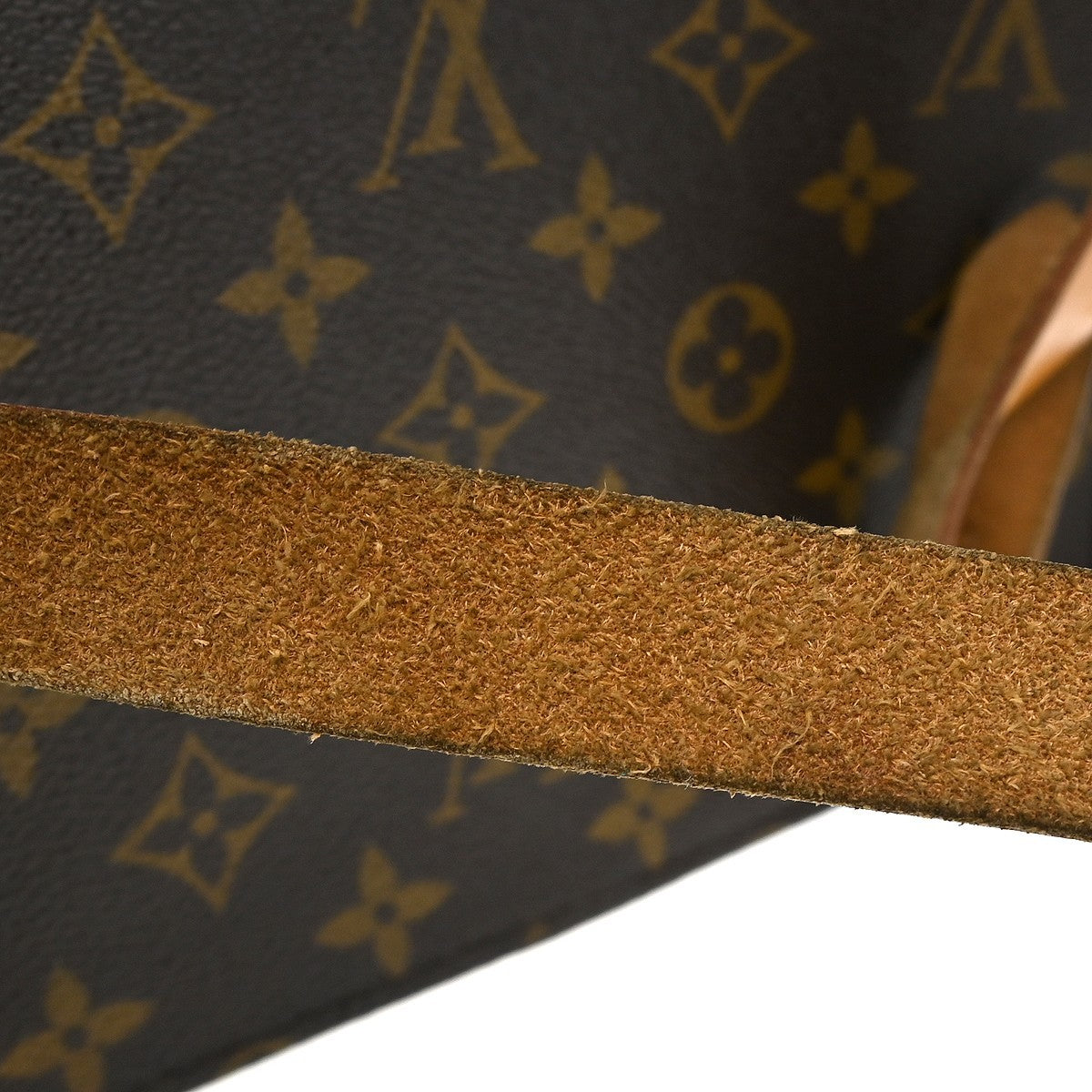 Louis Vuitton Cartouchiere Handbag Monogram Canvas Brown Canvas Shoulder Bag Bag (Pre-Owned)
