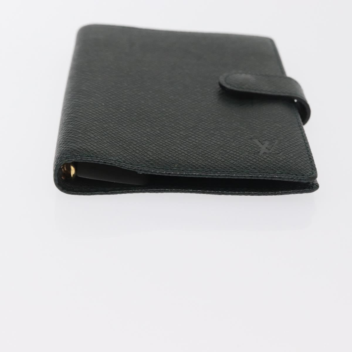 Louis Vuitton Agenda Cover Taiga Leather Green Leather Wallets Accessory (Pre-Owned)