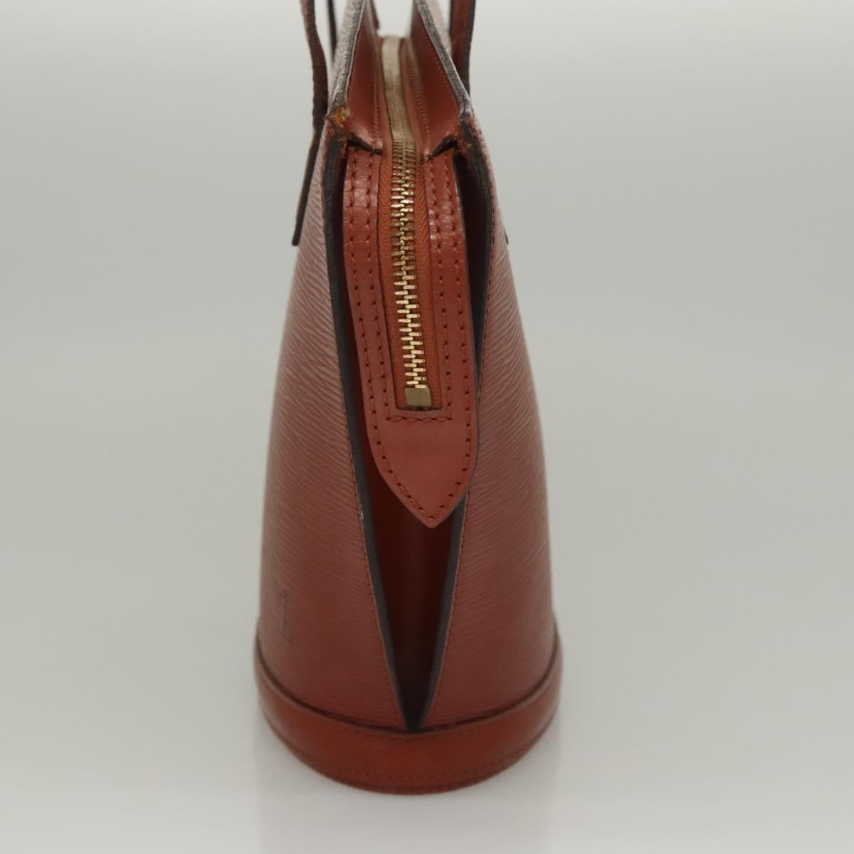 Louis Vuitton Saint Jacques Handbag Epi Leather Brown Leather Handbag (Pre-Owned)