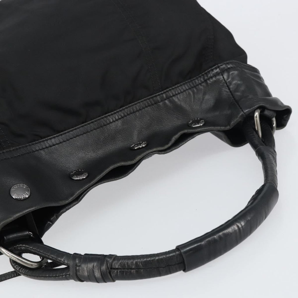 Prada Vintage Shoulder Bag Tessuto Black Nylon Shoulder Bag Bag (Pre-Owned)