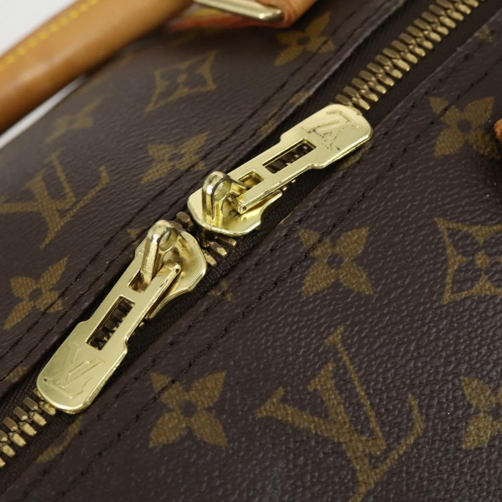Louis Vuitton Keepall Bag Monogram Canvas Brown Canvas Travel Bag Bag (Pre-Owned)