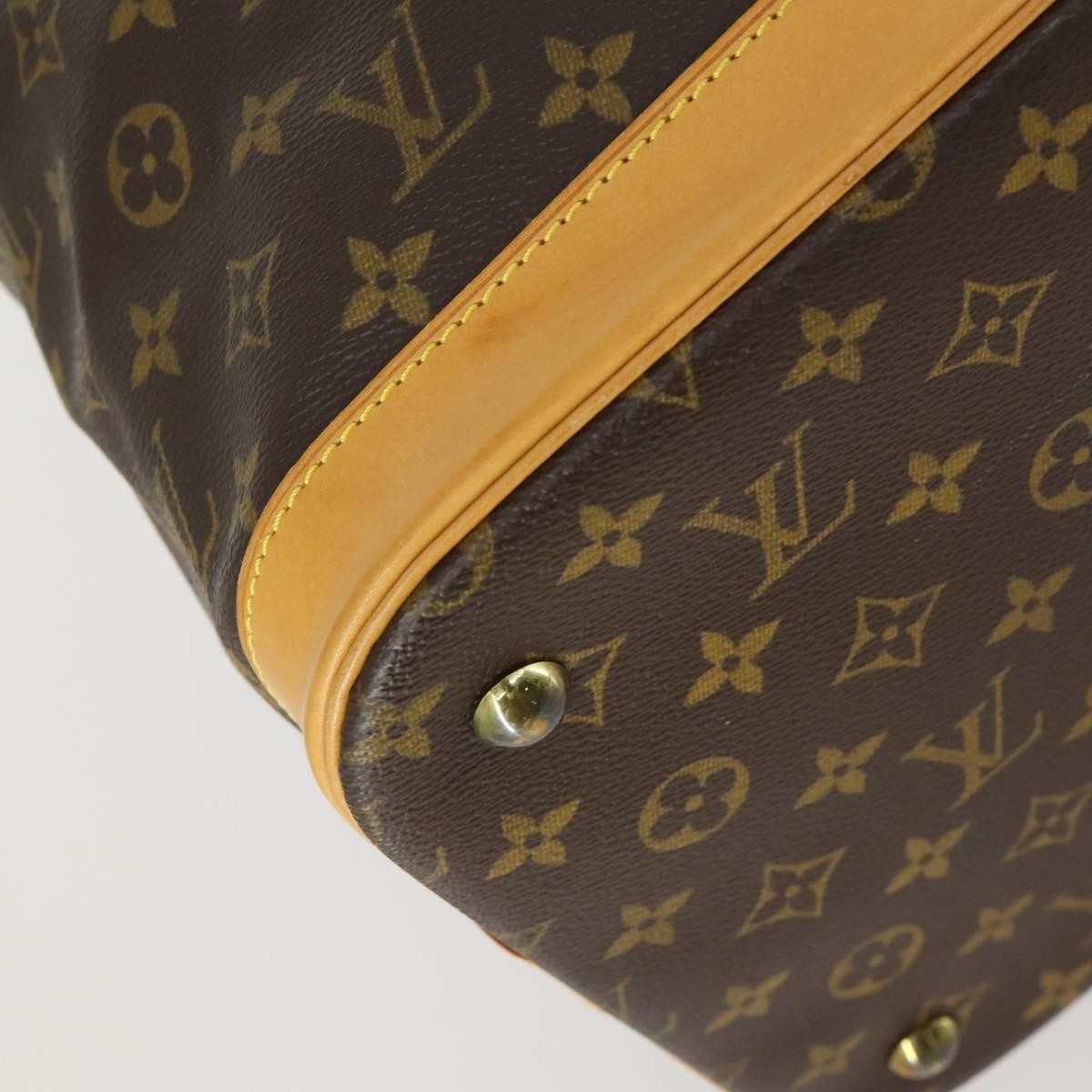 Louis Vuitton Cruiser Handbag Monogram Canvas Brown Canvas Travel Bag Bag (Pre-Owned)
