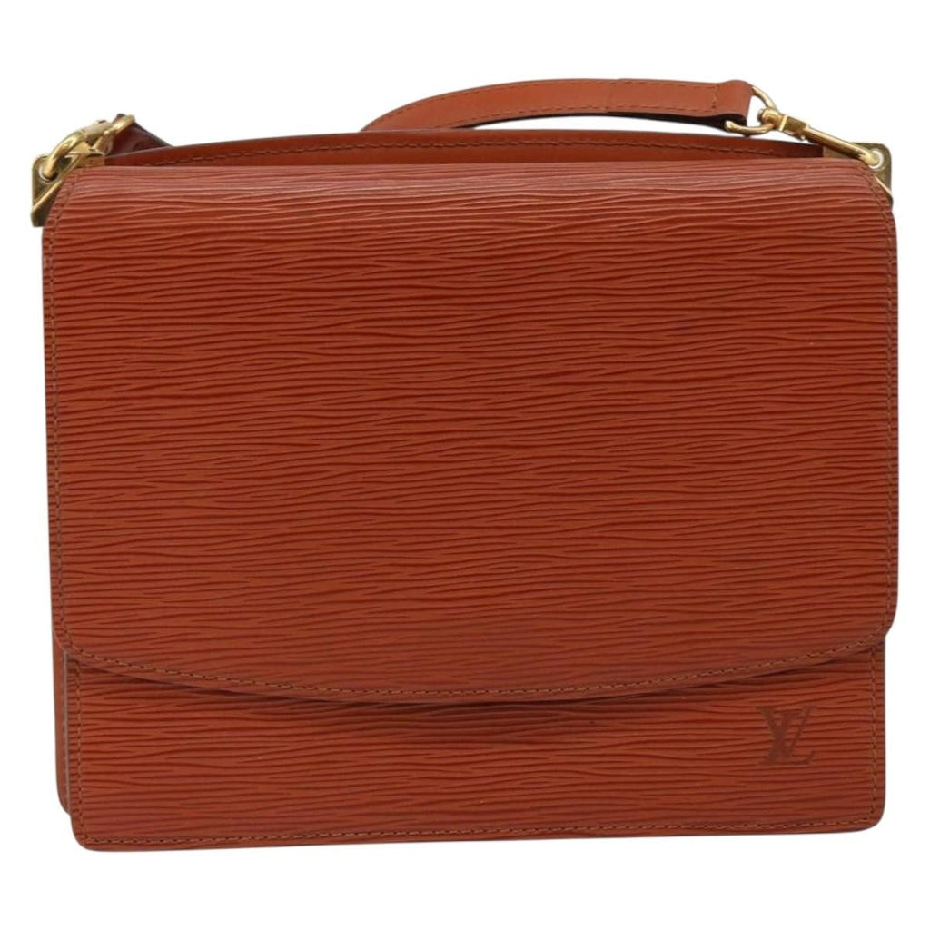 Louis Vuitton Grenelle Shoulder Bag Epi Leather Brown Leather Shoulder Bag Bag (Pre-Owned)