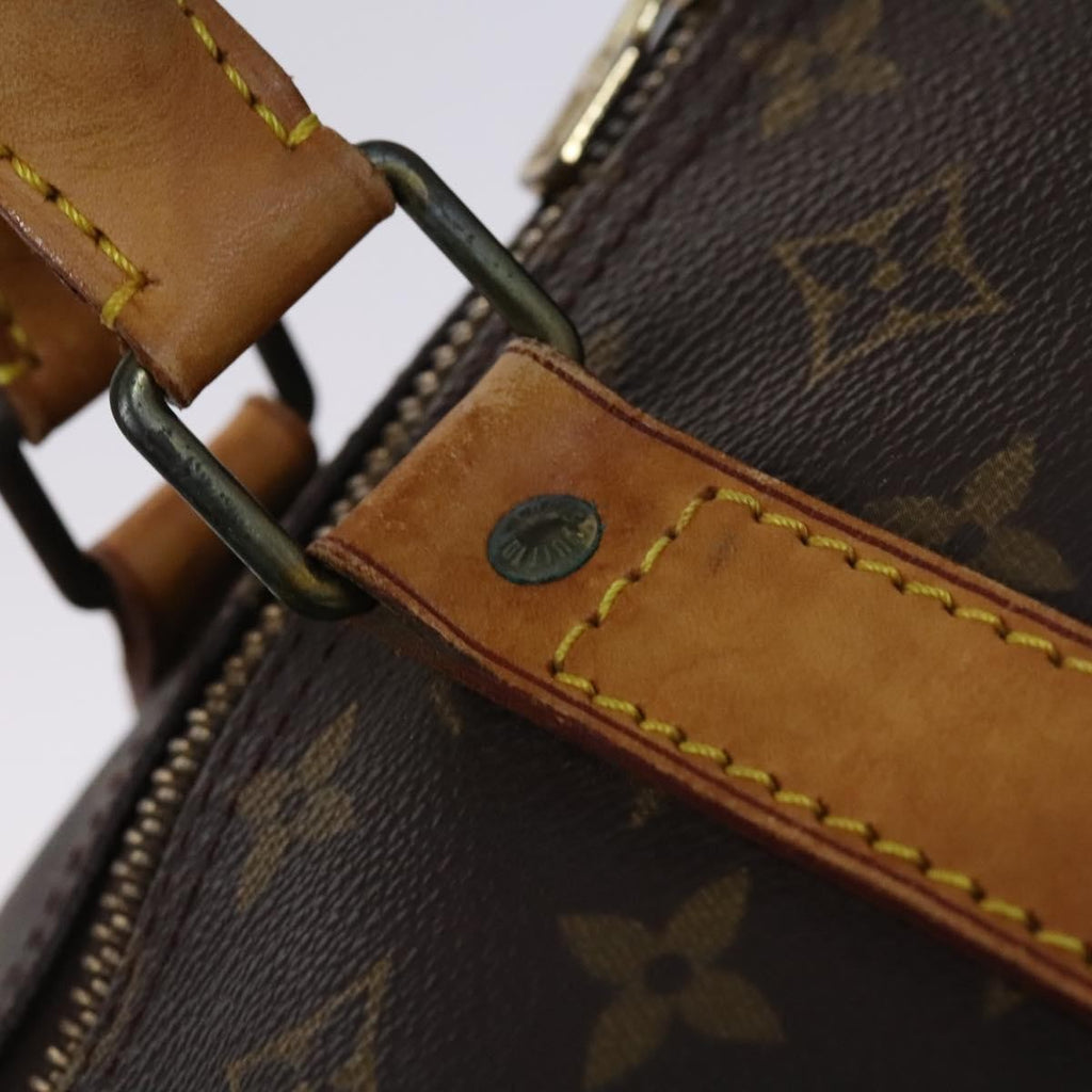 Louis Vuitton Keepall Bag Monogram Canvas Brown Canvas Travel Bag Bag (Pre-Owned)