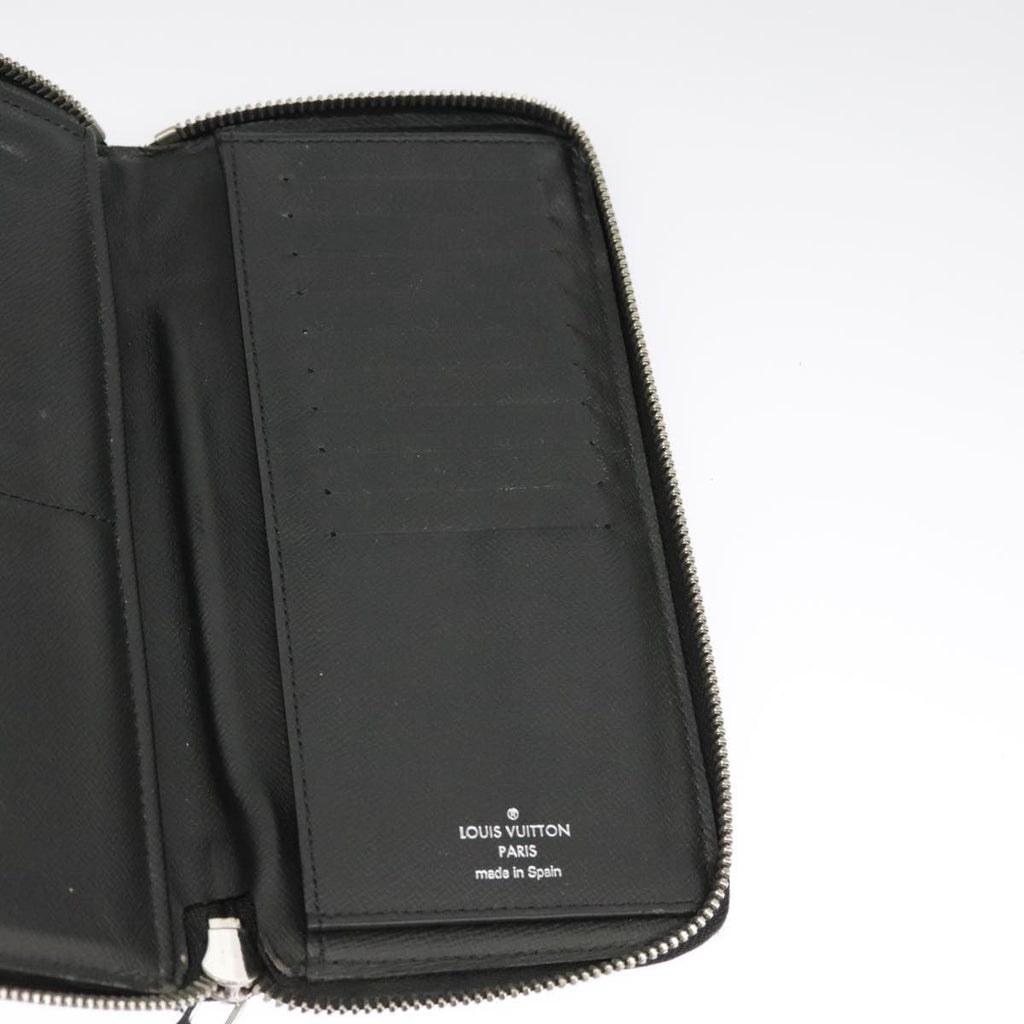 Louis Vuitton Zippy Wallet Vertical Damier Graphite Gray Canvas Wallets Accessory (Pre-Owned)