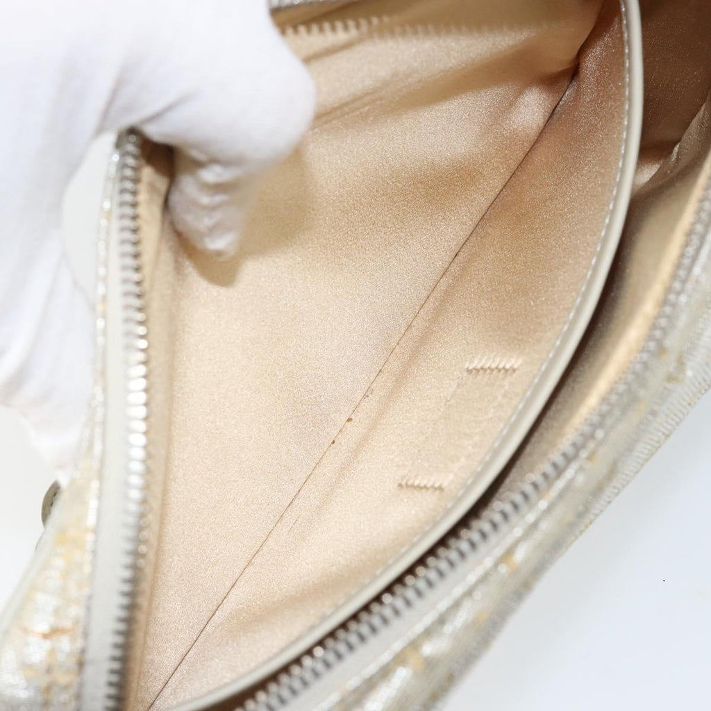 Louis Vuitton Mckenna Shoulder Bag Mini Lin Gold Canvas Bag (Pre-Owned)