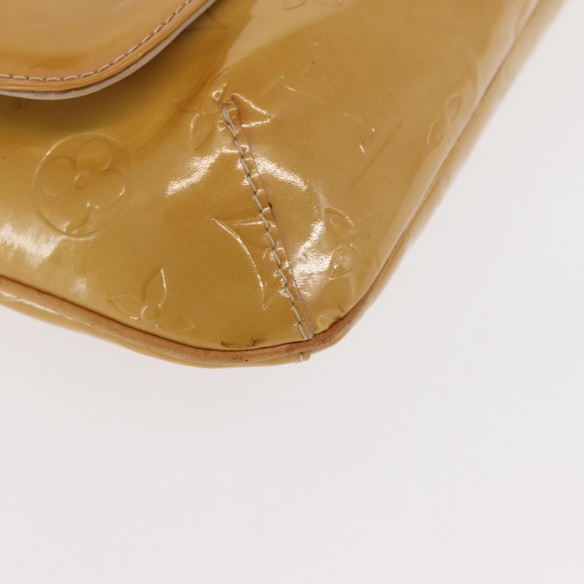 Louis Vuitton Thompson Street Handbag Monogram Vernis Yellow Patent_Leather Shoulder Bag Bag (Pre-Owned)