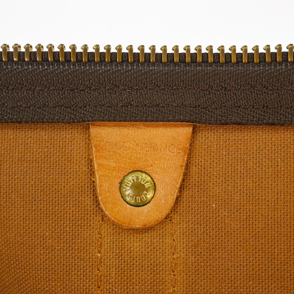 Louis Vuitton Keepall Bag Monogram Canvas Brown Canvas Travel Bag Bag (Pre-Owned)