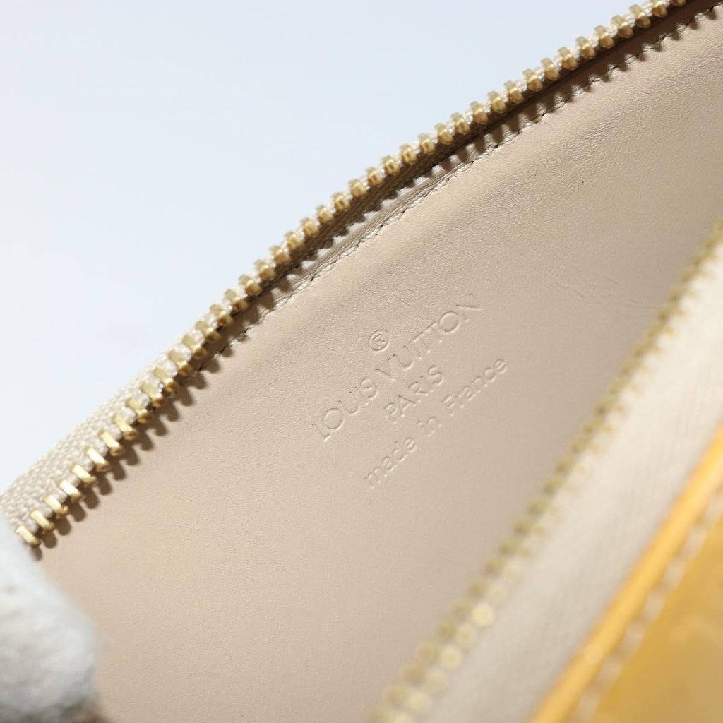 Louis Vuitton Lexington Pochette Patent Leather Beige Patent_Leather Clutche & Pouche Bag (Pre-Owned)