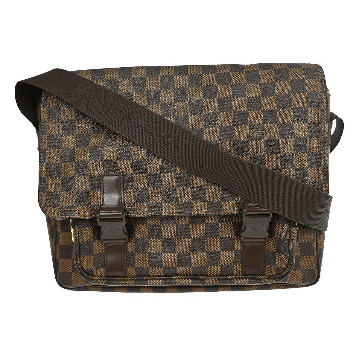 Louis Vuitton Melville Messenger Bag Damier Brown Canvas Shoulder Bag Bag (Pre-Owned)