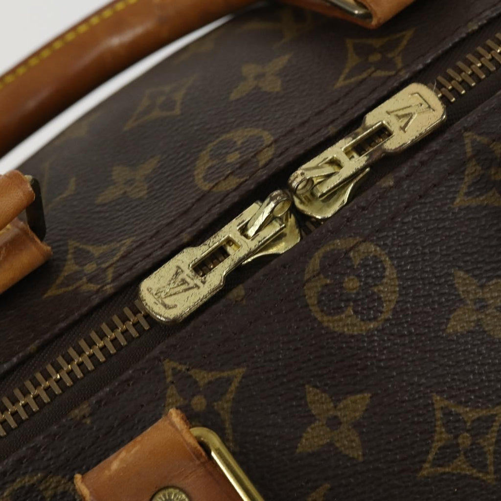 Louis Vuitton Keepall Bag Monogram Canvas Brown Canvas Travel Bag Bag (Pre-Owned)