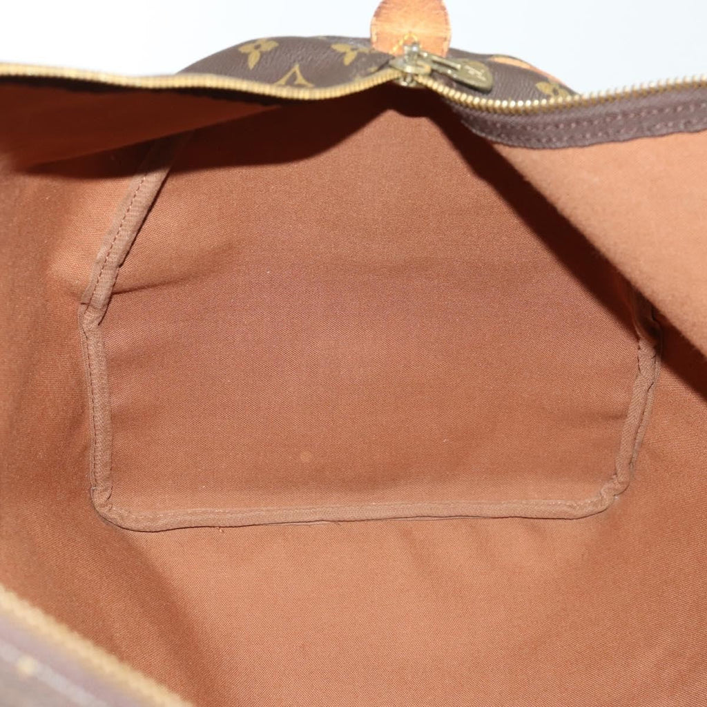 Louis Vuitton Keepall Bag Monogram Canvas Brown Canvas Travel Bag Bag (Pre-Owned)