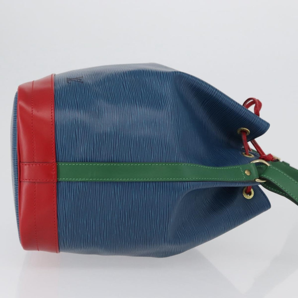 Louis Vuitton Tricolor Noe Handbag Epi Leather Blue Leather Shoulder Bag Bag (Pre-Owned)