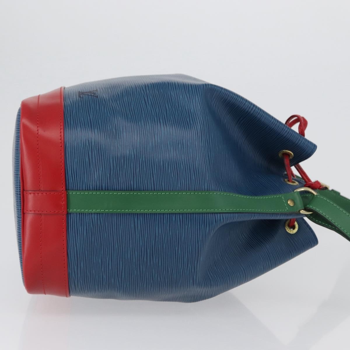 Louis Vuitton Tricolor Noe Handbag Epi Leather Blue Leather Shoulder Bag Bag (Pre-Owned)