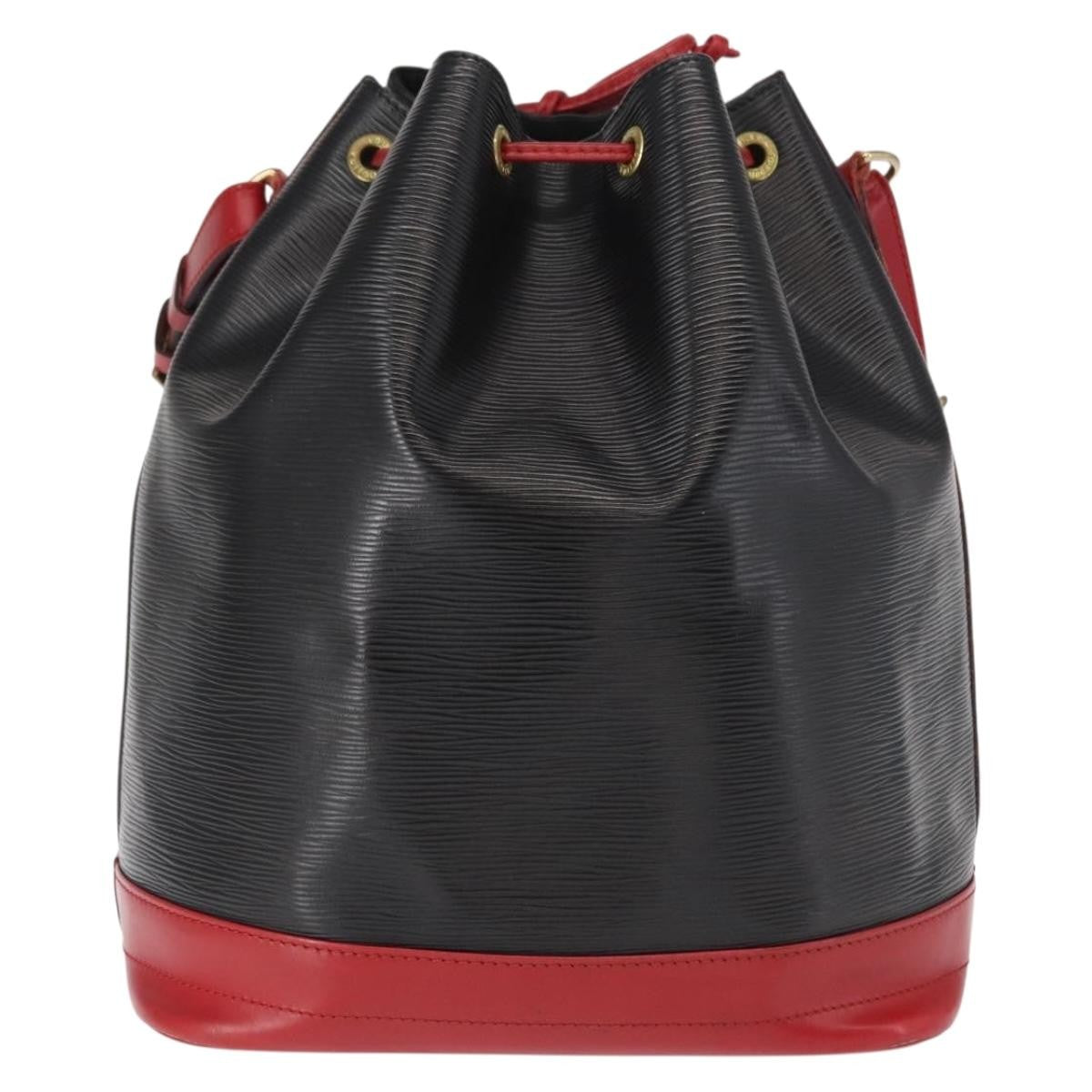 Louis Vuitton Bicolor Noe Handbag Epi Leather Black Leather Shoulder Bag Bag (Pre-Owned)