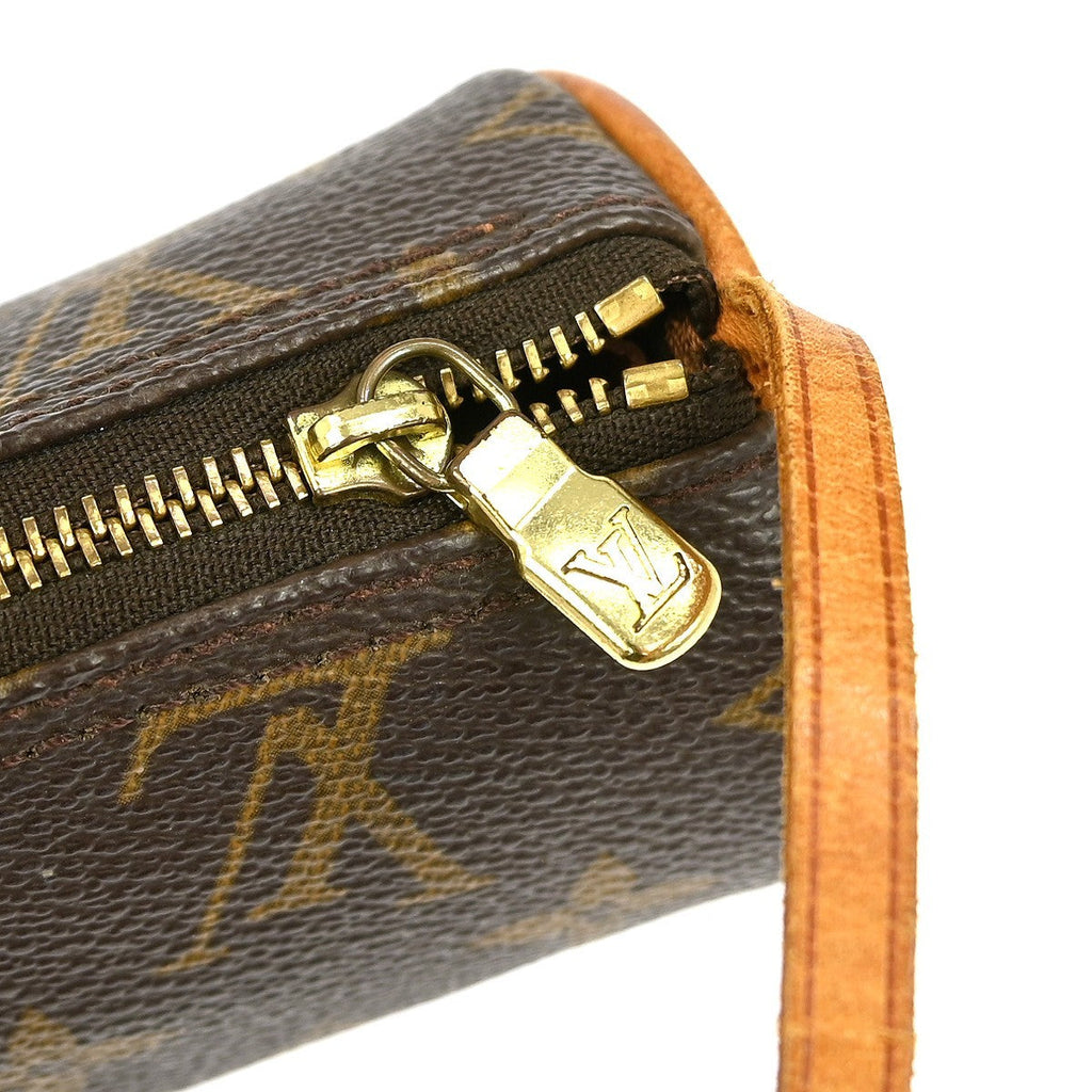 Louis Vuitton Papillon Pochette Monogram Canvas Brown Canvas Clutche & Pouche Bag (Pre-Owned)