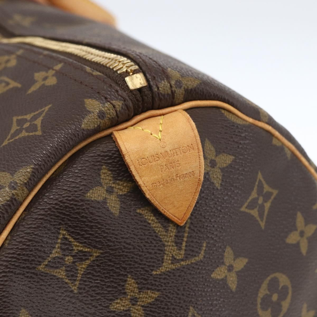 Louis Vuitton Keepall Bag Monogram Canvas Brown Canvas Travel Bag Bag (Pre-Owned)