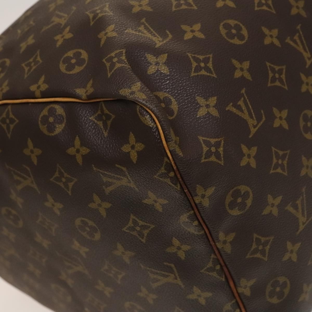Louis Vuitton Keepall Bag Monogram Canvas Brown Canvas Travel Bag Bag (Pre-Owned)