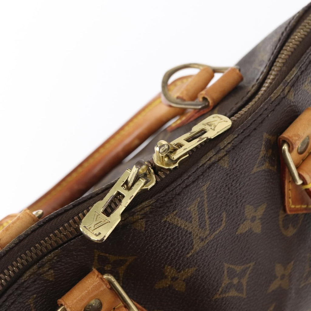 Louis Vuitton Alma Handbag Monogram Canvas Brown Canvas Handbag (Pre-Owned)