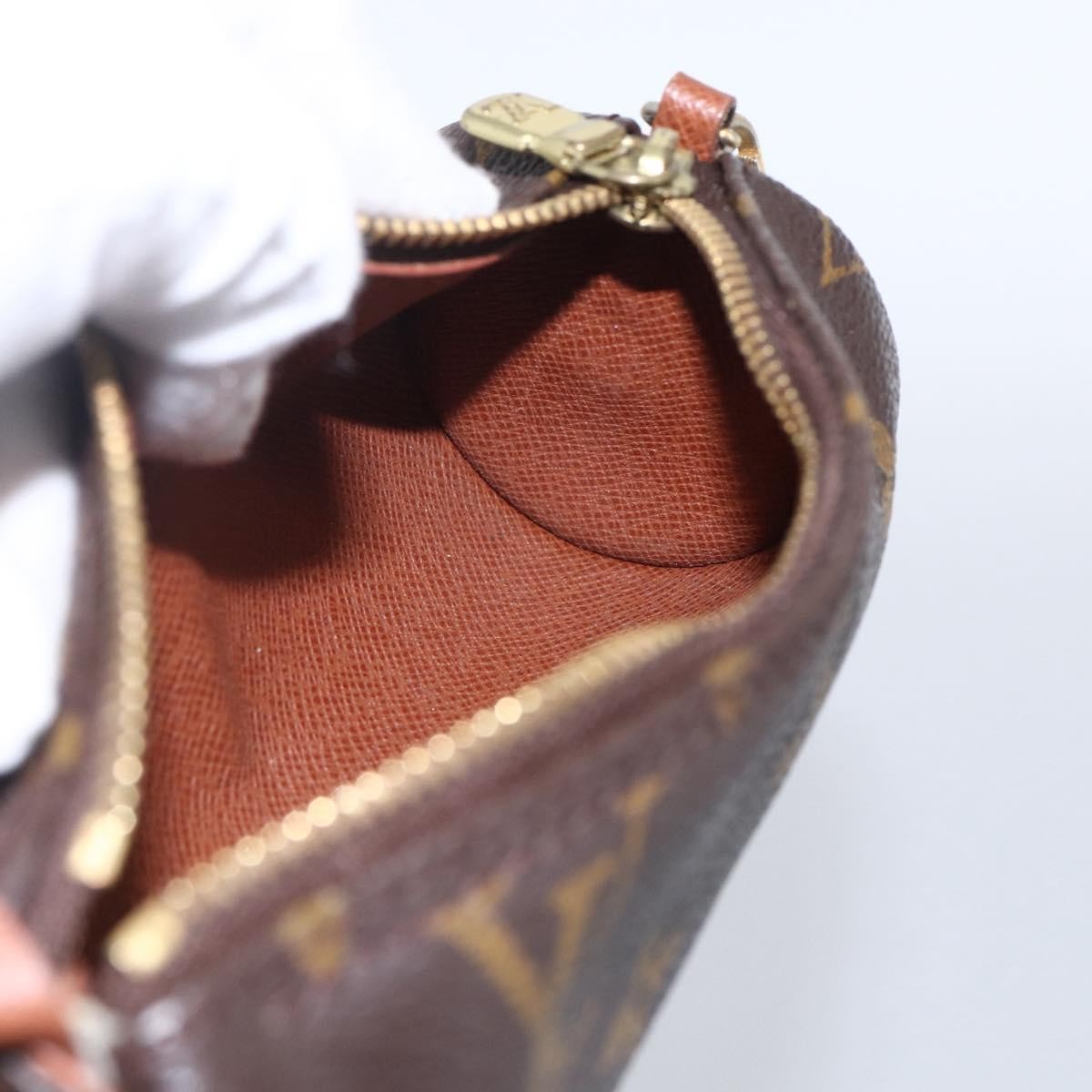 Louis Vuitton Papillon Pochette Monogram Canvas Brown Canvas Clutche & Pouche Bag (Pre-Owned)