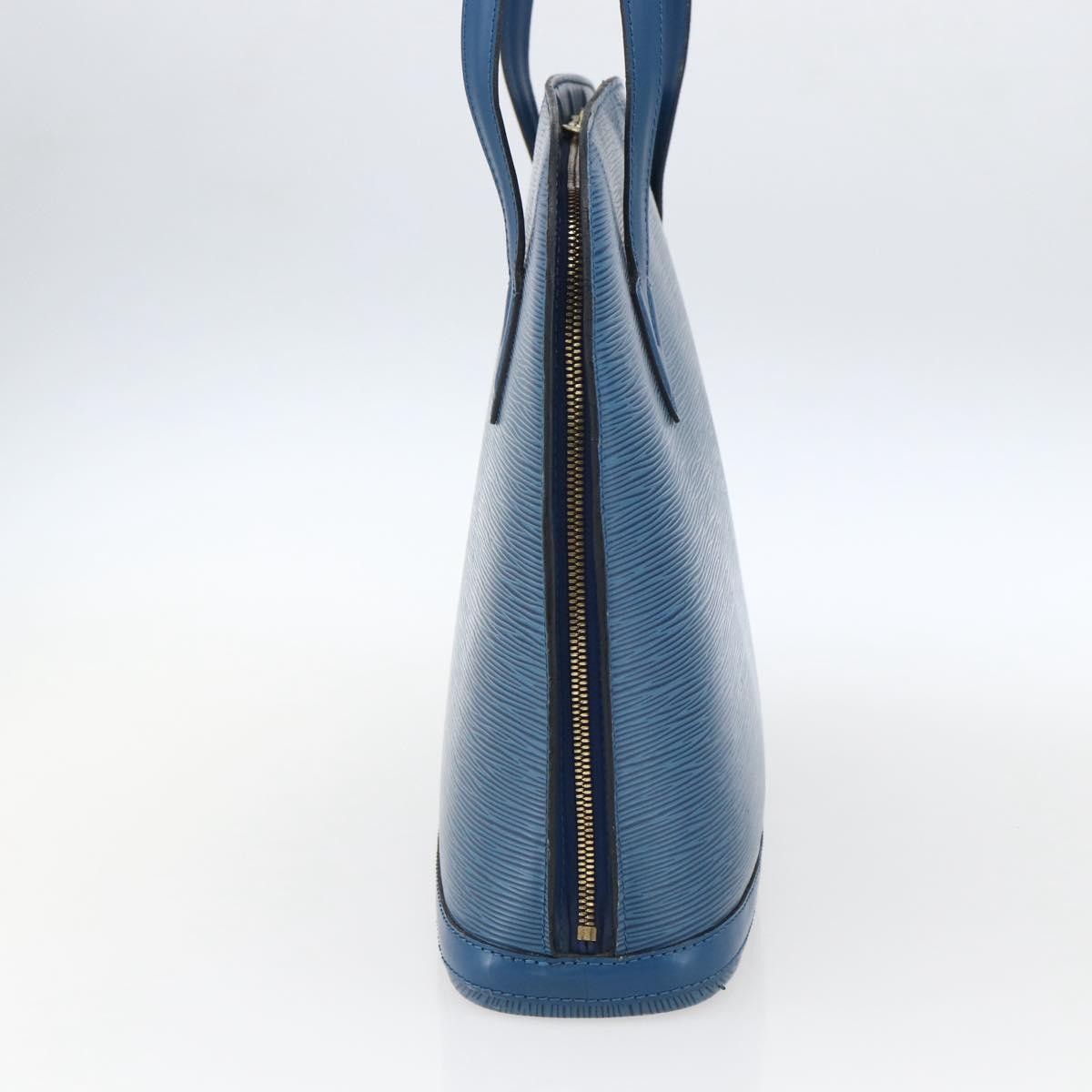 Louis Vuitton Lussac Handbag Epi Leather Blue Leather Shoulder Bag Bag (Pre-Owned)