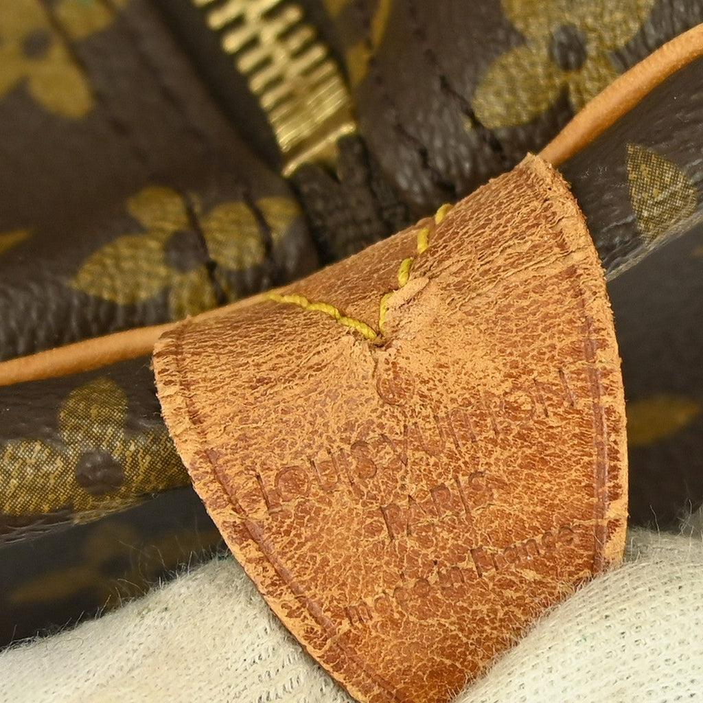 Louis Vuitton Keepall Bag Monogram Canvas Brown Canvas Travel Bag Bag (Pre-Owned)