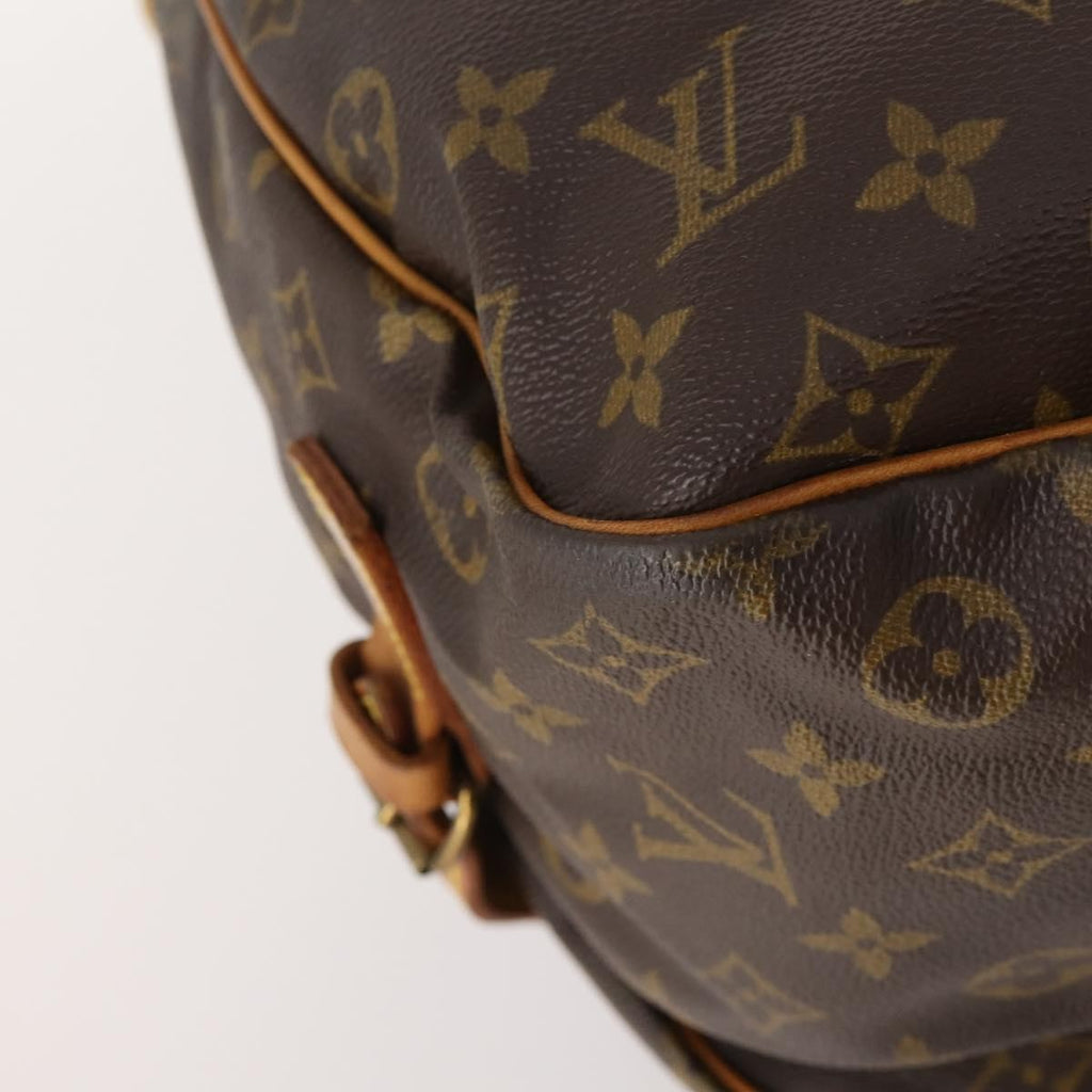 Louis Vuitton Saumur Handbag Monogram Canvas Brown Canvas Shoulder Bag Bag (Pre-Owned)