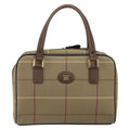 Burberry Nova Check Handbag Nova Check Canvas Brown Canvas Handbag (Pre-Owned)