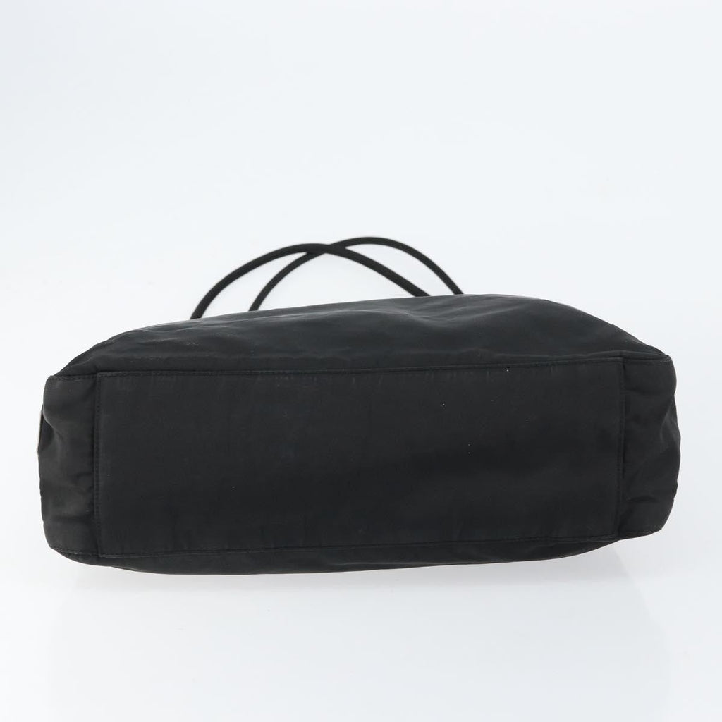Prada Vintage Tote Tessuto Black Nylon Tote Bag Bag (Pre-Owned)