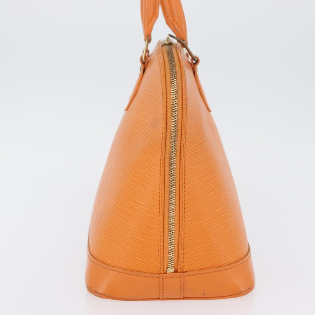 Louis Vuitton Vintage Alma Handbag Epi Leather Orange Leather Handbag (Pre-Owned)