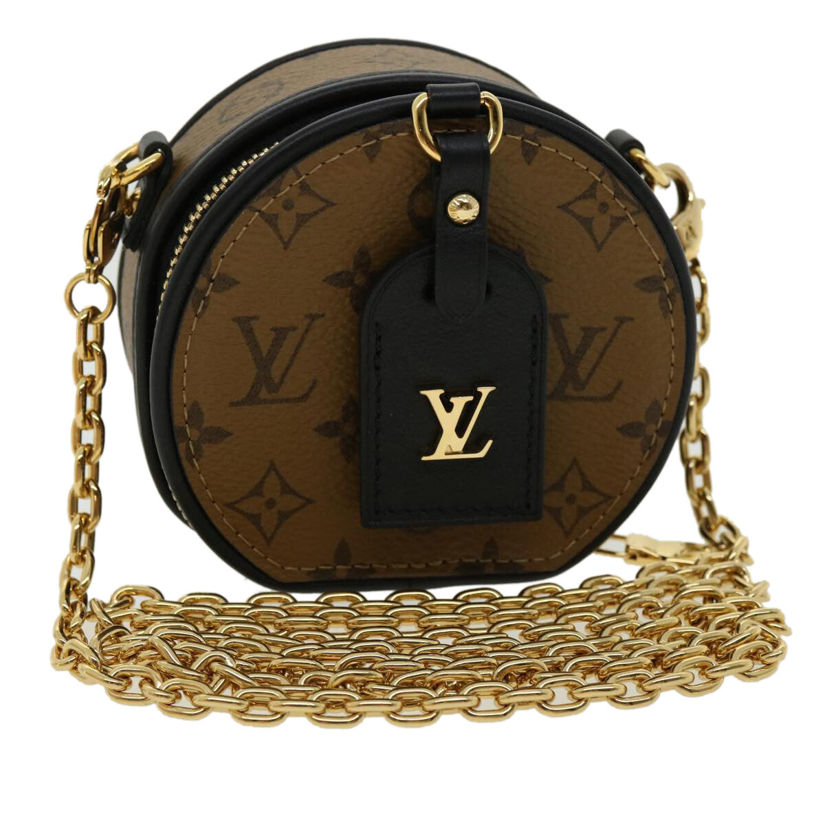 Louis Vuitton Boite Chapeau Souple Bag Reverse Monogram Giant Brown Canvas Bag (Pre-Owned)