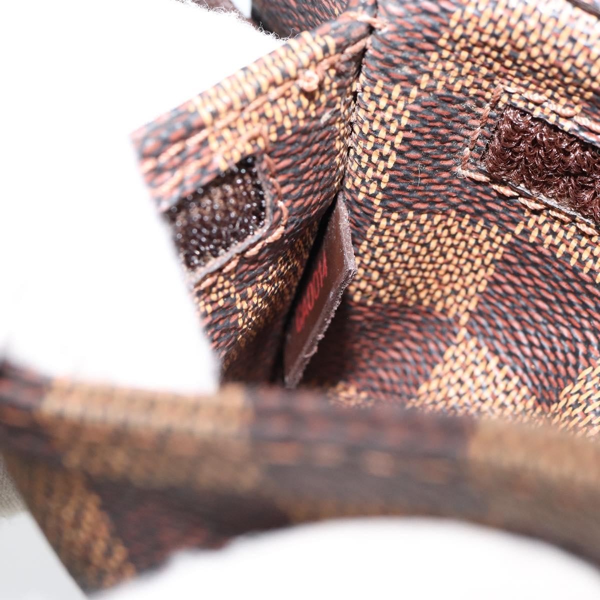 Louis Vuitton Geronimos Waist Bag Damier Brown Canvas Clutche & Pouche Bag (Pre-Owned)