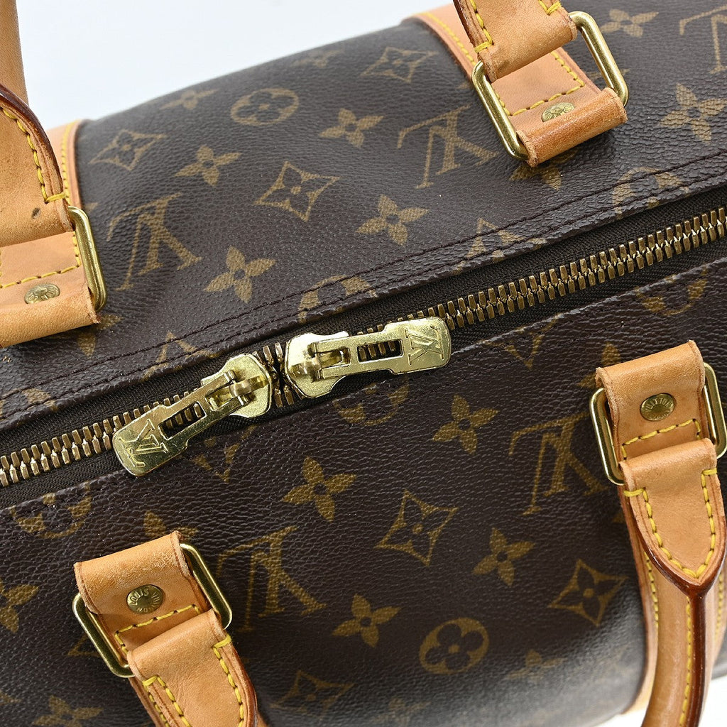 Louis Vuitton Keepall Bandouliere Bag Monogram Canvas Brown Canvas Travel Bag Bag (Pre-Owned)