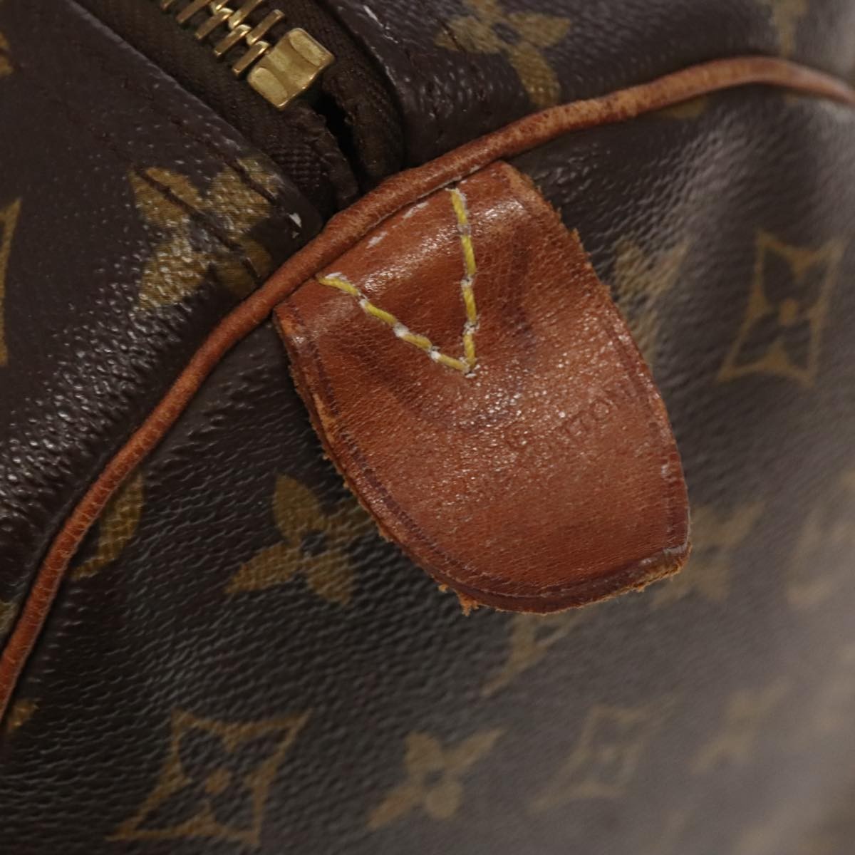Louis Vuitton Keepall Bag Monogram Canvas Brown Canvas Travel Bag Bag (Pre-Owned)
