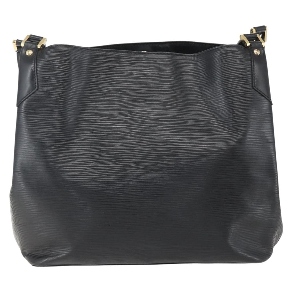 Louis Vuitton Mandara Handbag Epi Leather Black Leather Tote Bag Bag (Pre-Owned)