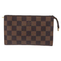 Louis Vuitton Marais Bucket Zip Pouch Damier Brown Canvas Clutche & Pouche Bag (Pre-Owned)