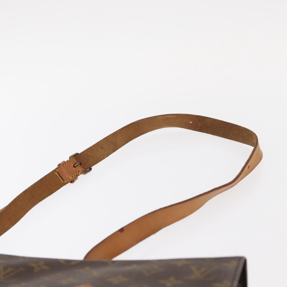 Louis Vuitton Cartouchiere Handbag Monogram Canvas Brown Canvas Shoulder Bag Bag (Pre-Owned)