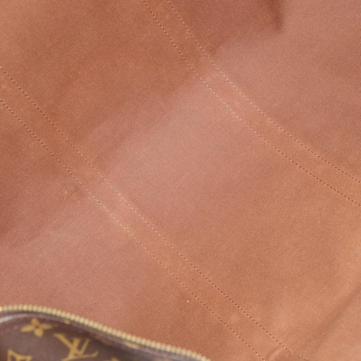 Louis Vuitton Keepall Bag Monogram Canvas Brown Canvas Travel Bag Bag (Pre-Owned)