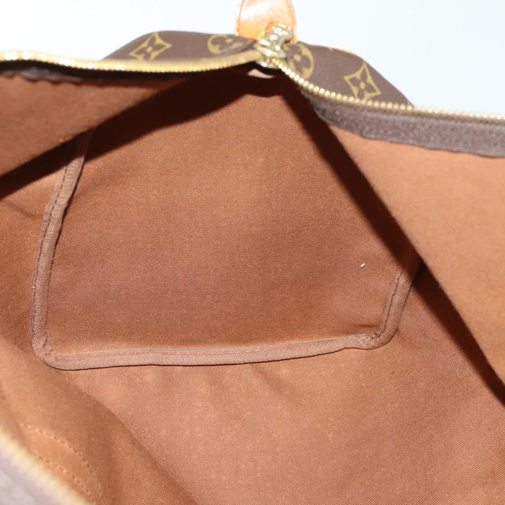 Louis Vuitton Keepall Bag Monogram Canvas Brown Canvas Travel Bag Bag (Pre-Owned)