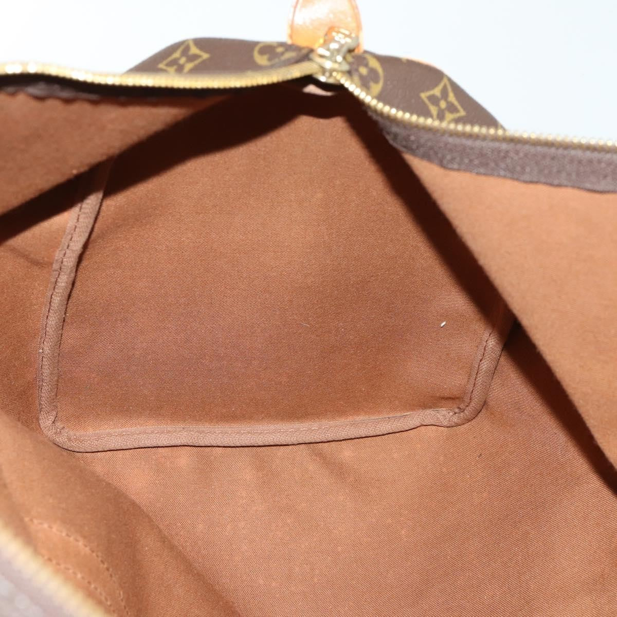 Louis Vuitton Keepall Bag Monogram Canvas Brown Canvas Travel Bag Bag (Pre-Owned)