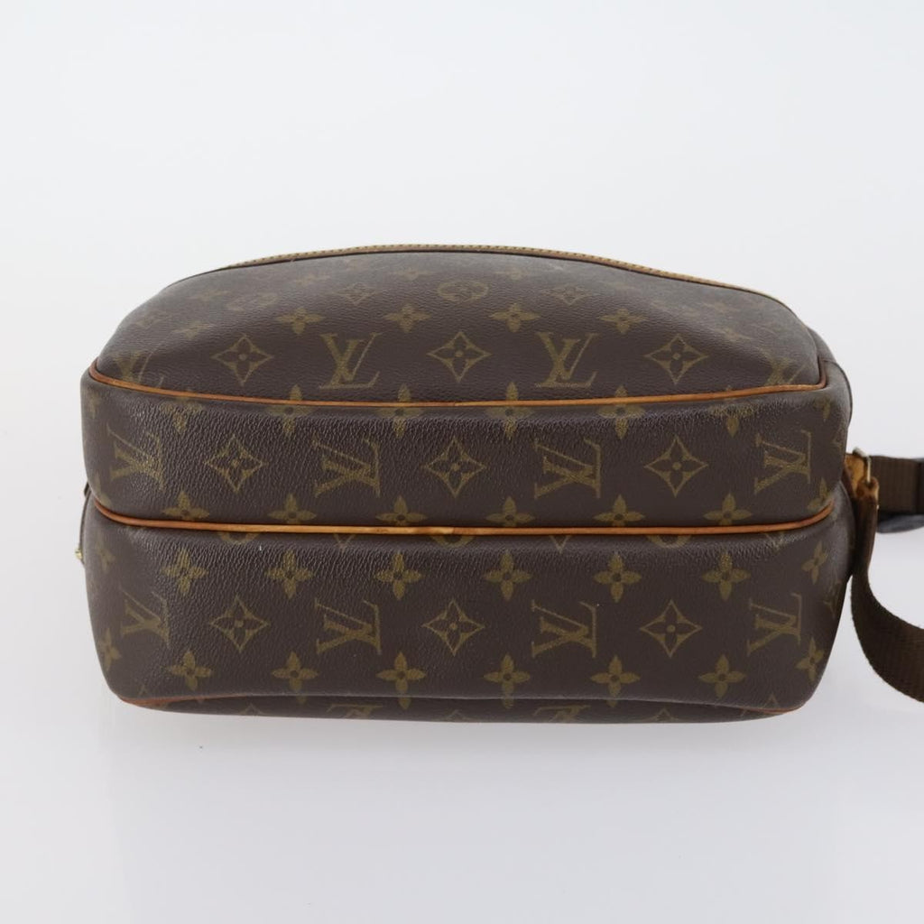Louis Vuitton Reporter Bag Monogram Canvas Brown Canvas Shoulder Bag Bag (Pre-Owned)