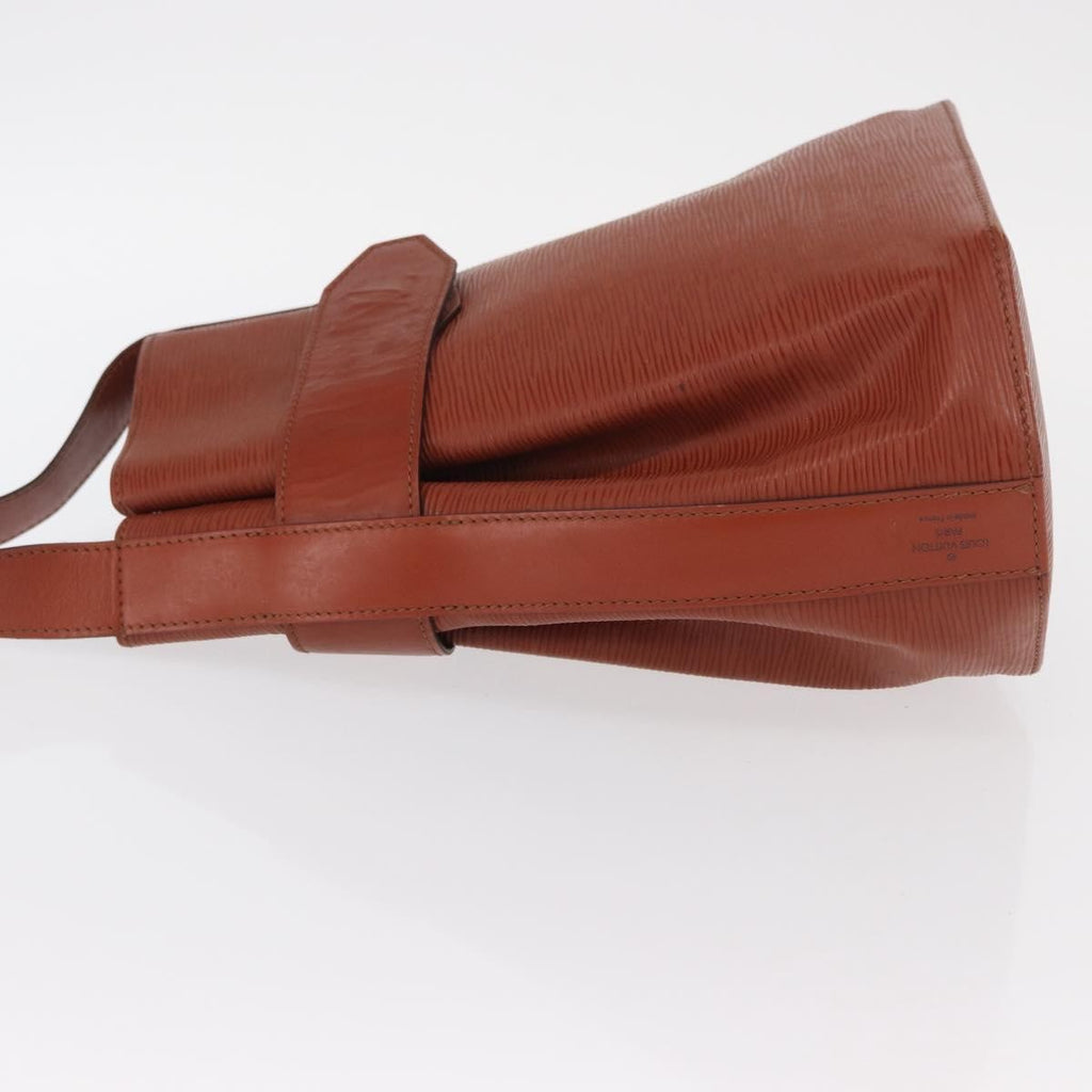 Louis Vuitton Vintage Sac D'epaule Handbag Epi Leather Brown Leather Shoulder Bag Bag (Pre-Owned)