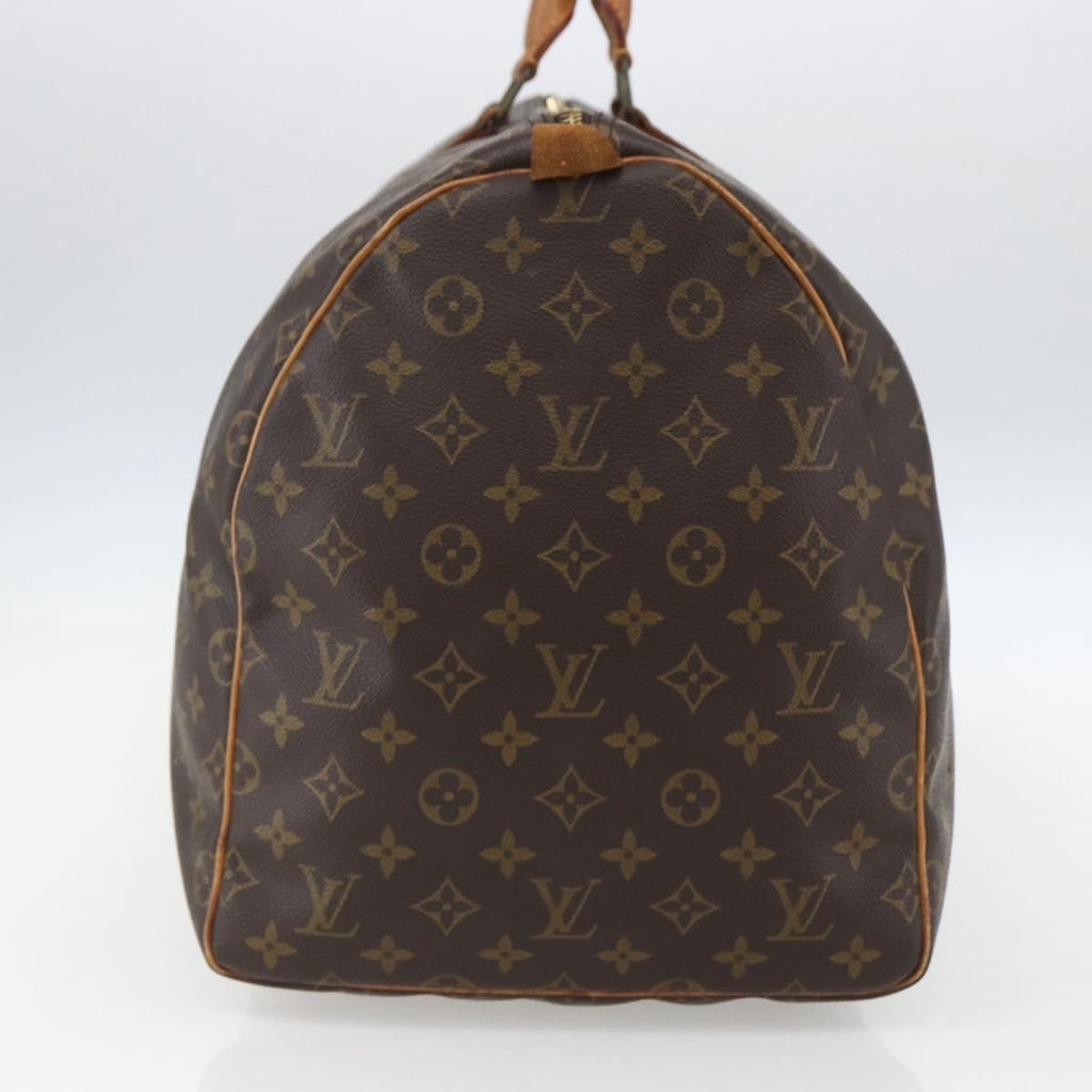 Louis Vuitton Keepall Bag Monogram Canvas Brown Canvas Travel Bag Bag (Pre-Owned)