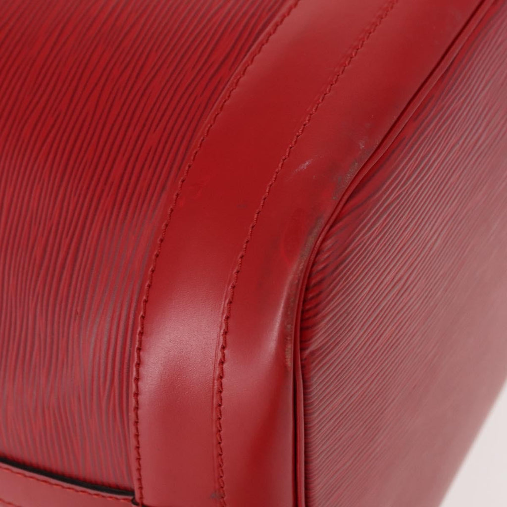 Louis Vuitton Noe Handbag Epi Leather Red Leather Shoulder Bag Bag (Pre-Owned)