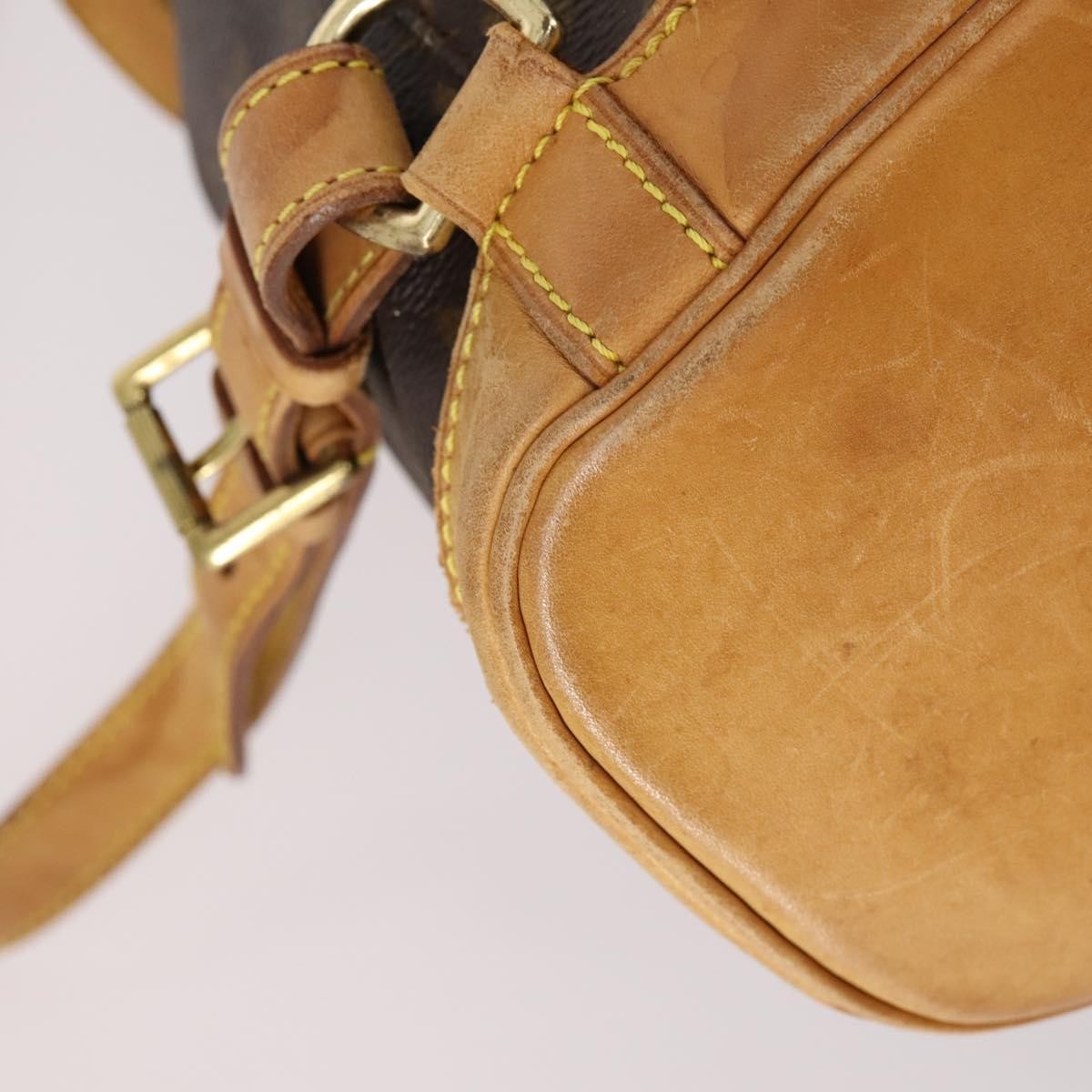Louis Vuitton Vintage Montsouris Backpack Monogram Canvas Brown Canvas Backpack Bag (Pre-Owned)