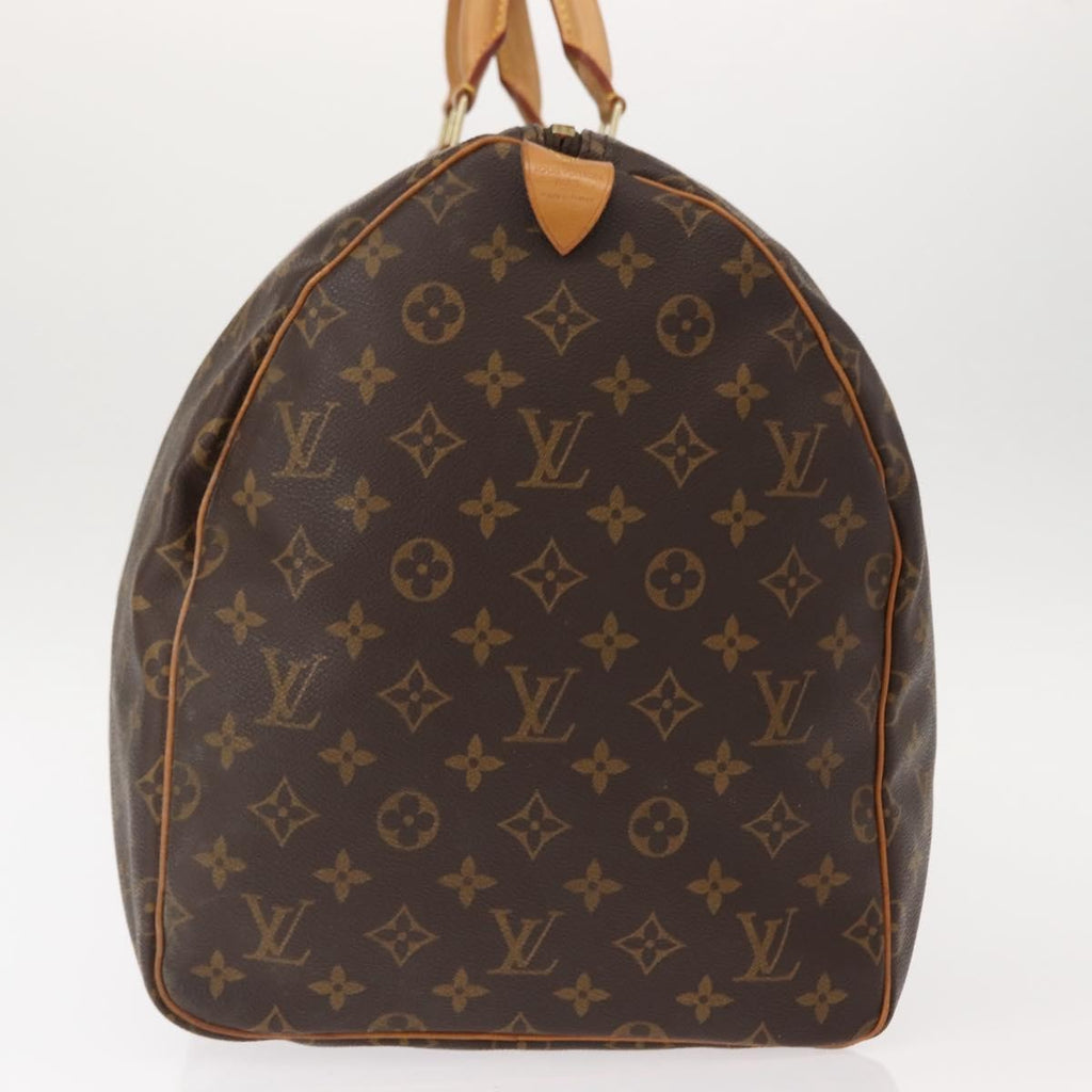 Louis Vuitton Keepall Bag Monogram Canvas Brown Canvas Travel Bag Bag (Pre-Owned)