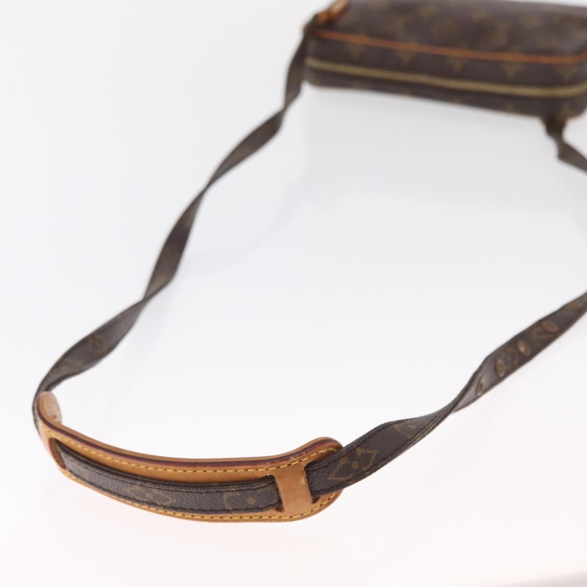 Louis Vuitton Pochette Marly Bandouliere Bag Monogram Canvas Brown Canvas Shoulder Bag Bag (Pre-Owned)