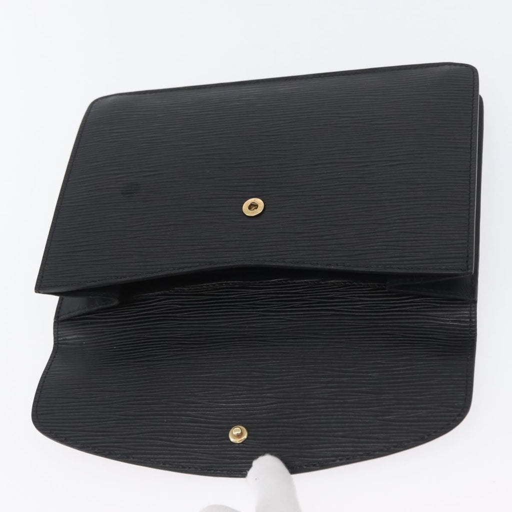 Louis Vuitton Vintage Montaigne Clutch Epi Leather Black Leather Clutche & Pouche Bag (Pre-Owned)