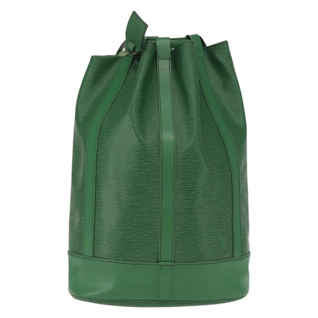 Louis Vuitton Randonnee Backpack Epi Leather Green Leather Shoulder Bag Bag (Pre-Owned)